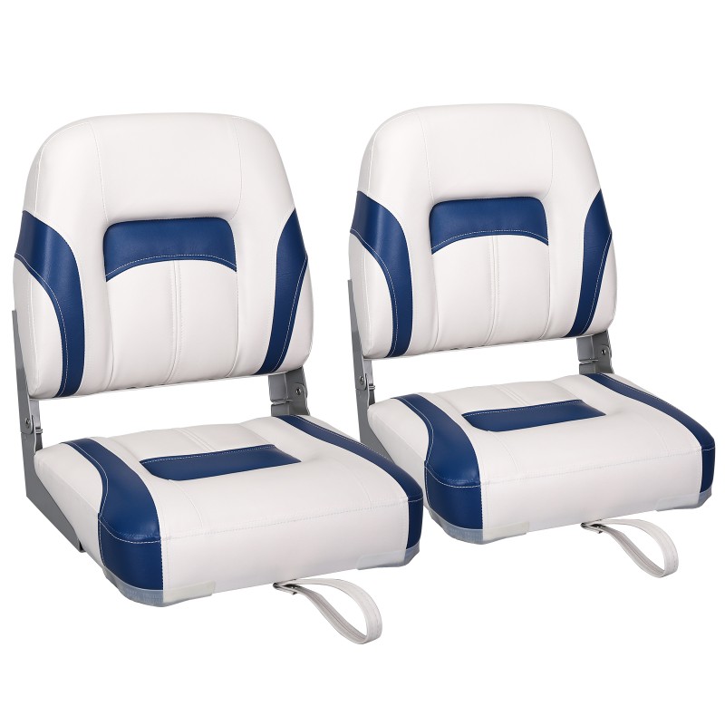 Factory Wholesale Boat Accessories Marine Boat Seat 2 Pcs Customized Folding Comfortable Boat Seat Set