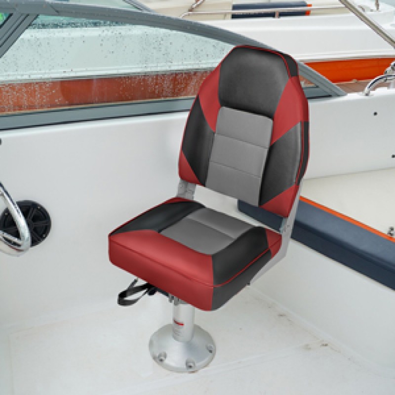 Fishing Boat Seat High back marine Seat Customized Leather Luxury Boat Seat